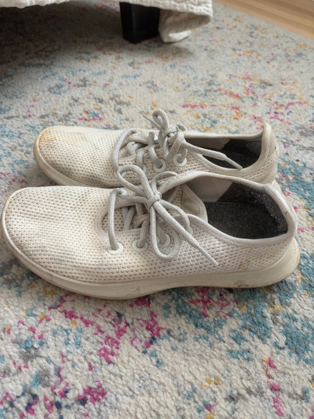 All Birds Women’s Lightweight White Knit Sneakers